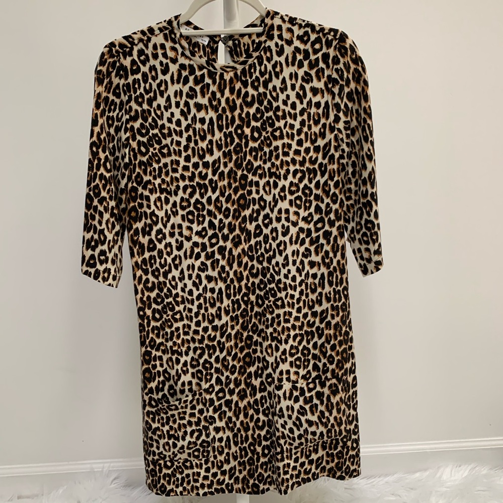 equipment aubrey silk dress Equipment Aubrey Polka Dot 100% Silk Dress Size Large NWT